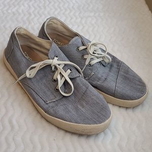 Men's Toms Paseo Denim Blue Sneakers Size 9.5